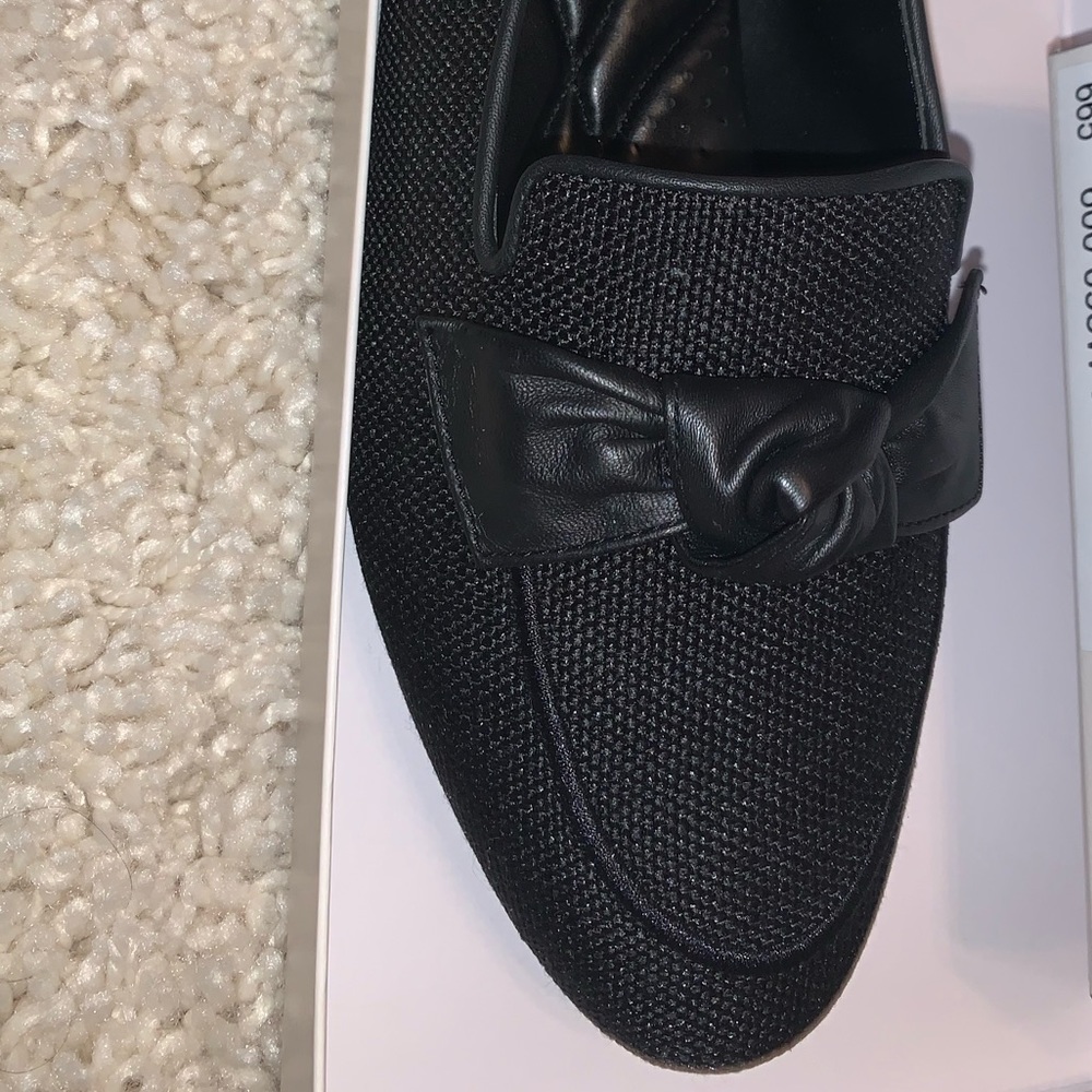 *classic* black bow flats